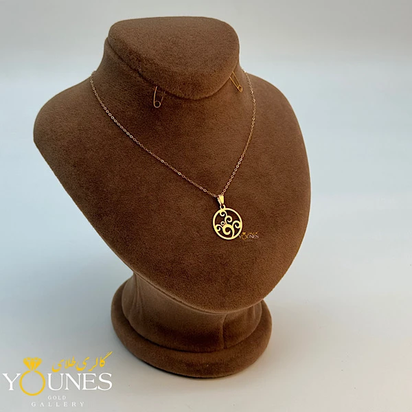 آویز گل فانتزی لیزری طلا لیزری